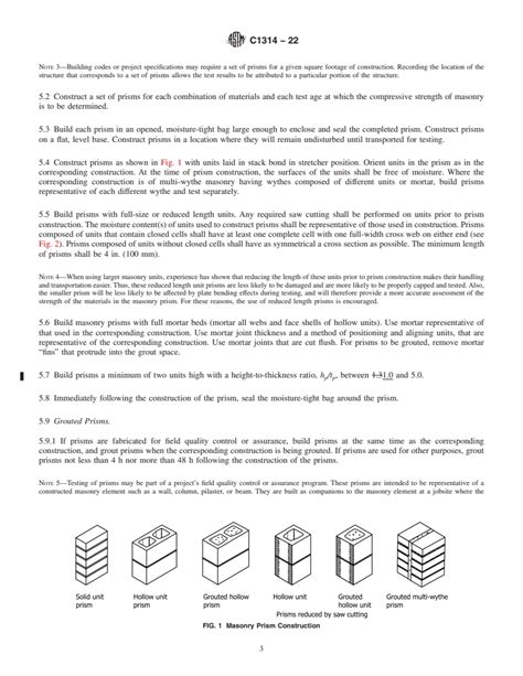 prism cmu|astm c1314 masonry prism testing.